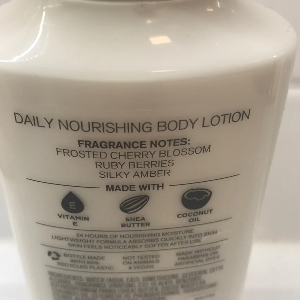 NWT!BBW Winter🍒Cherry Blossom Body Lotion